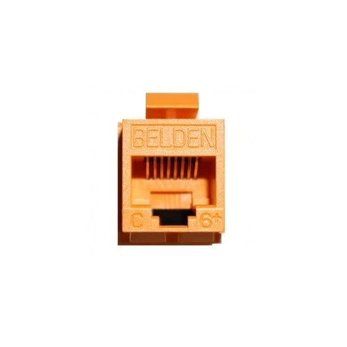Jack Modular Cat6+ KeyConnect RJ-45 Naranja Belden AX101322 - SILYMX