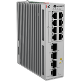 Switches PoEHUAWEI eKITS210I-8P4SXSwitch Industrial 8 Puertos Gigabit PoE+ 220W 2 SFP 2 SFP+ Riel DIN Redundante Nube eKit S210I - 8P4SX - SILYMX