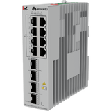 Switches PoEHUAWEI eKITS210I-8P4SXSwitch Industrial 8 Puertos Gigabit PoE+ 220W 2 SFP 2 SFP+ Riel DIN Redundante Nube eKit S210I - 8P4SX - SILYMX