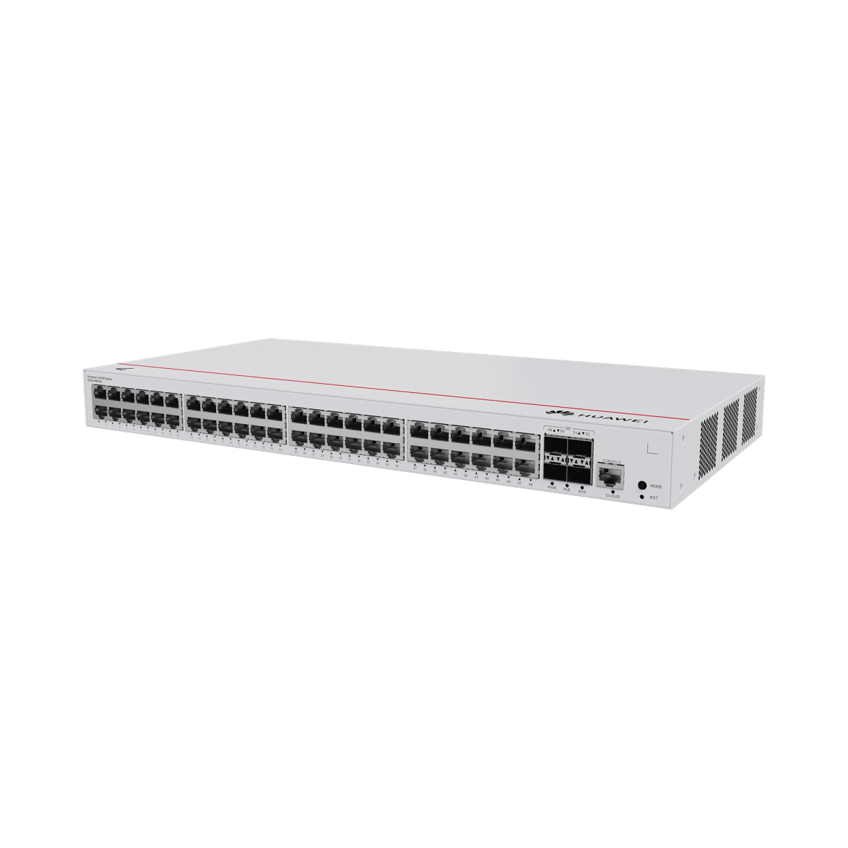 Switches PoEHUAWEIS220-48P4SSwitch Administrable Capa 2 48 Puertos Gigabit PoE+ 380W 4 SFP HUAWEI S220 - 48P4S - SILYMX