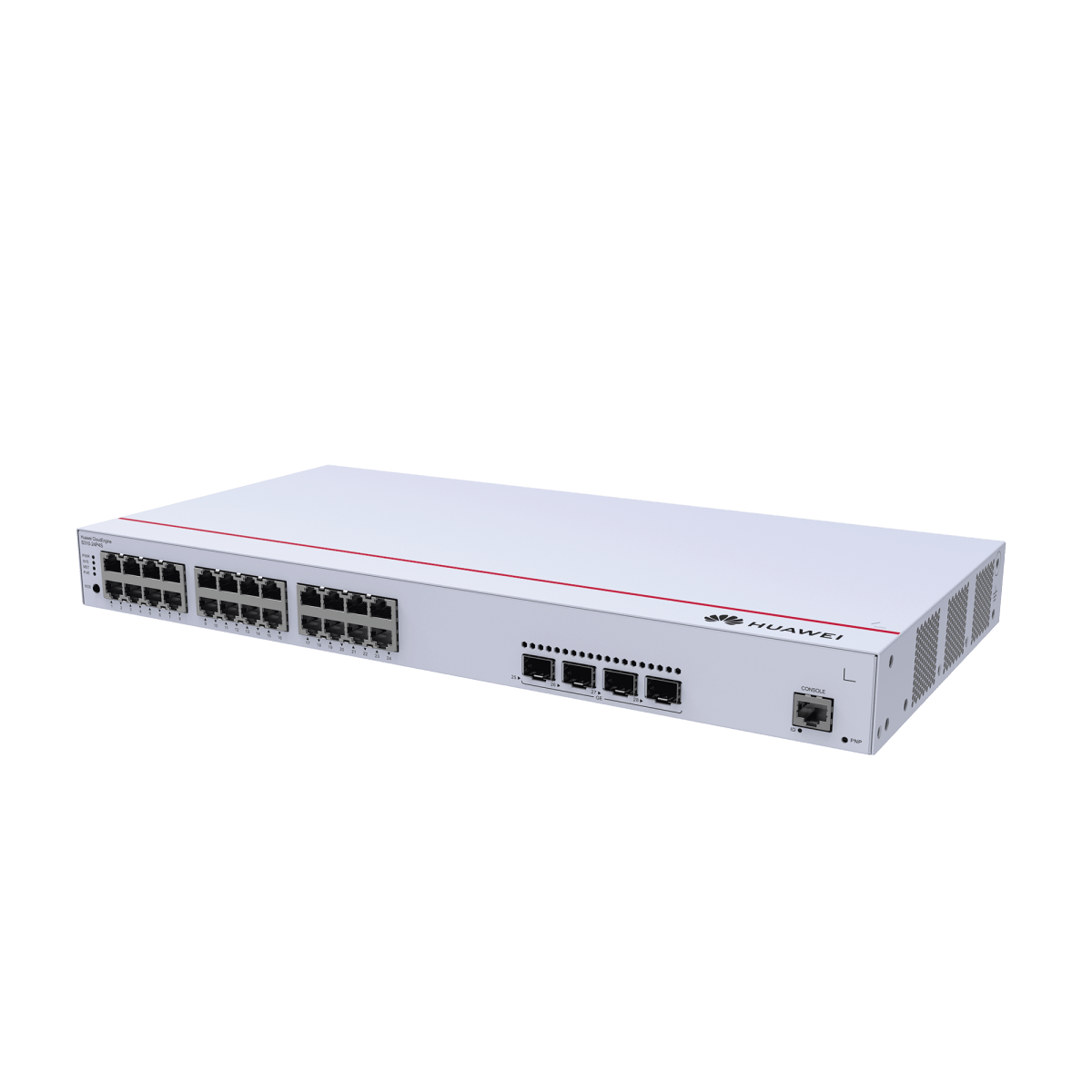 Switches PoEHUAWEIS310-24P4SSwitch Administrable Capa 3 24 Puertos Gigabit PoE+ 400W 4 SFP Rutas Estáticas ERPS iStack Huawei S310 - 24P4S - SILYMX