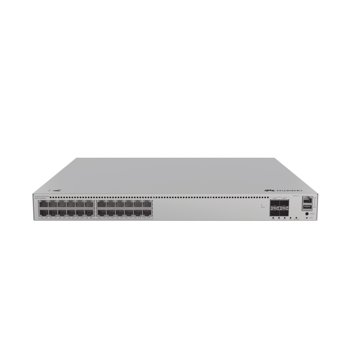 Switches PoEHUAWEIS310-24PN4XSwitch Administrable Capa 3 24 Puertos 2.5G PoE+ 400W 4x 10GE SFP+ ERPS iStack Huawei S310 - 24PN4X - SILYMX