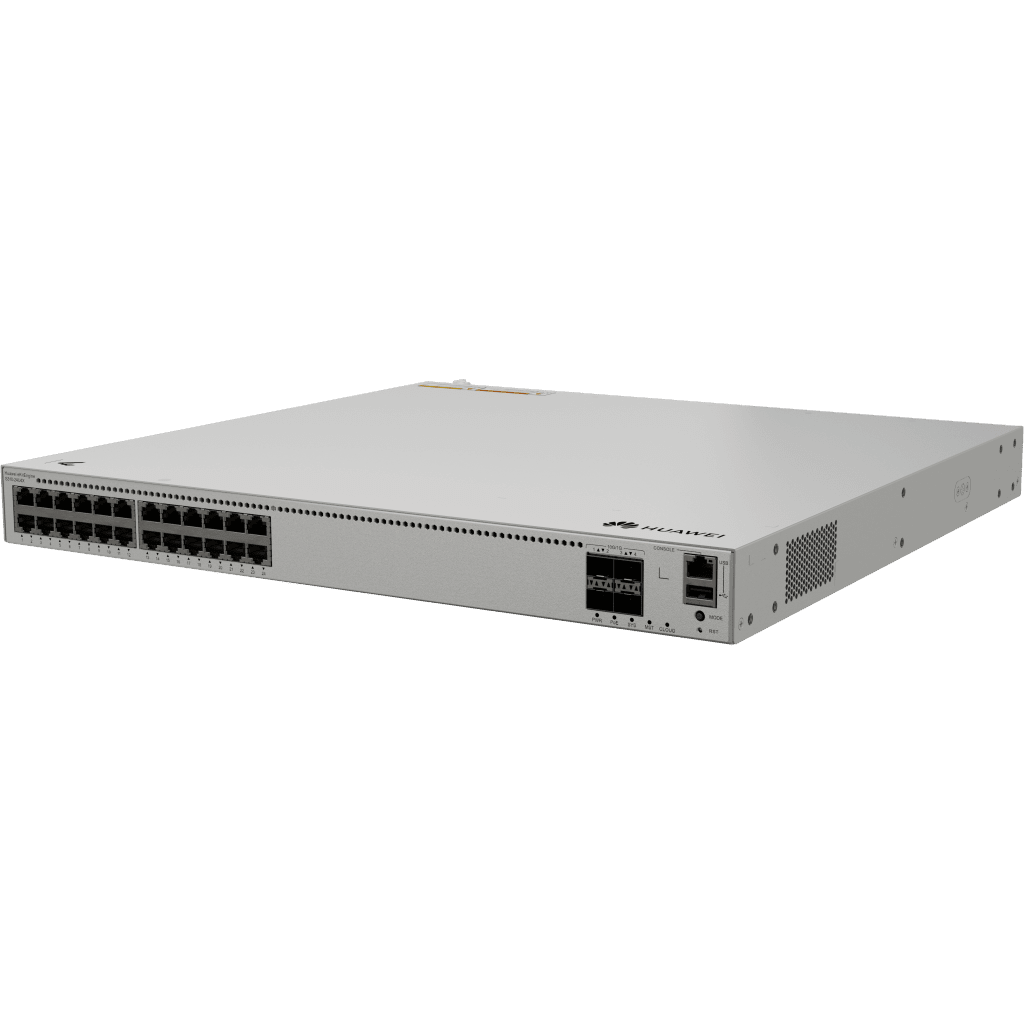 Switches PoEHUAWEIS310-24U4XSwitch Administrable Capa 3 24 Puertos Gigabit PoE++ 2268W 4 SFP+ 10G iStack Cloud Huawei S310 - 24U4X - SILYMX