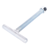Ancla para Base Triangular Varilla Roscada 3/4 in ASTM-36 Cal 16 Galvanizado 18cm TOWERS SAB-30 - Imagen 5