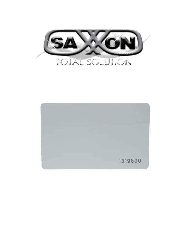 Tag Tarjeta PVC UHF Pasivo EPC GEN2 Folio Impreso Compatible SAXR2656 SAXR2657 SAXXON SAX-THF01 - Imagen 1