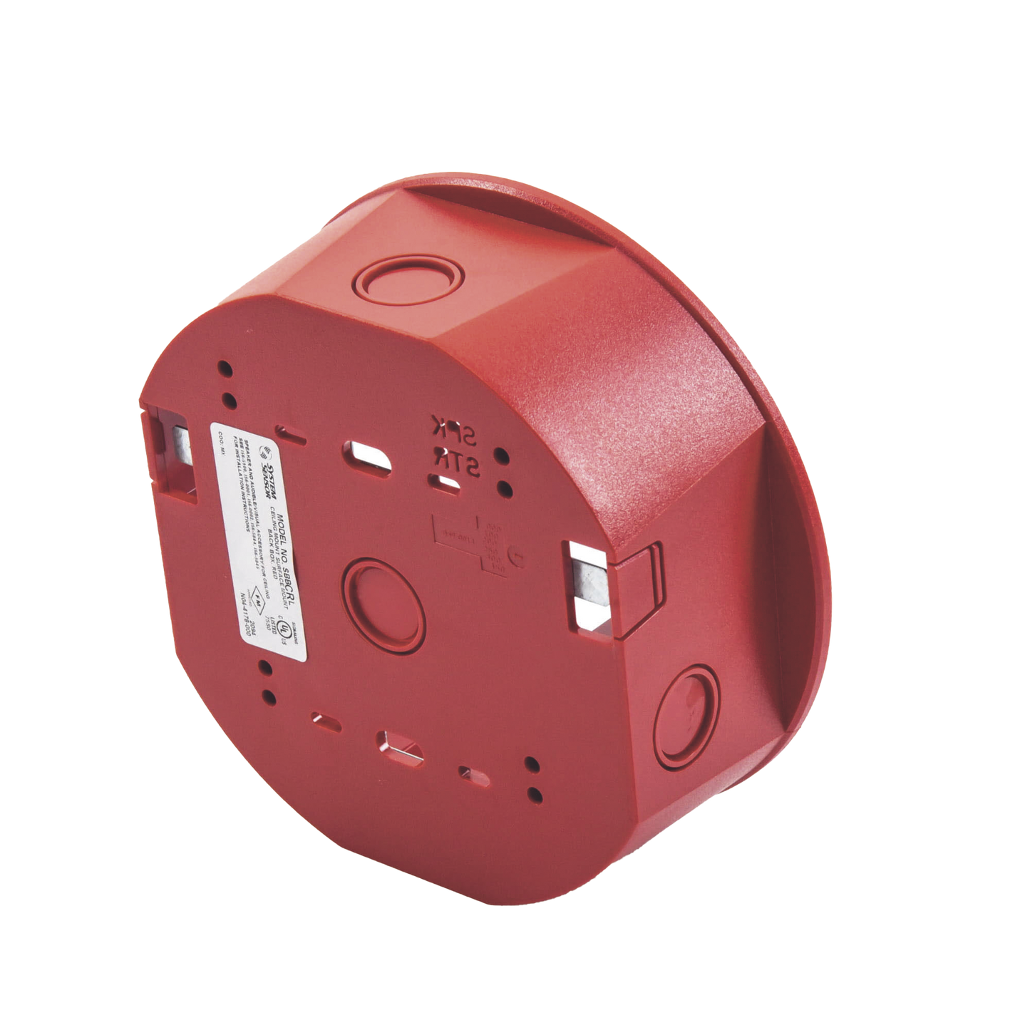 Caja de Montaje en Techo, para Sirena, Color Rojo, Nuevo Diseño Moderno y Elegante SYSTEM SENSOR - Imagen 1