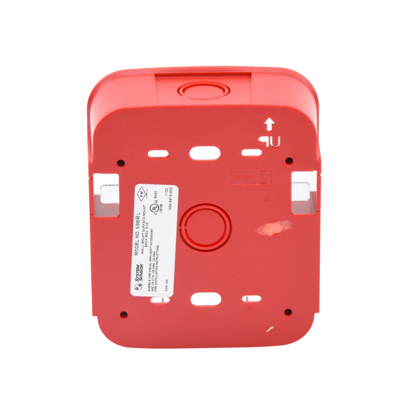 Caja de Montaje en Pared, para Sirena, Color Rojo, Nuevo Diseño Moderno y Elegante SBB-RL SYSTEM SENSOR - Imagen 1