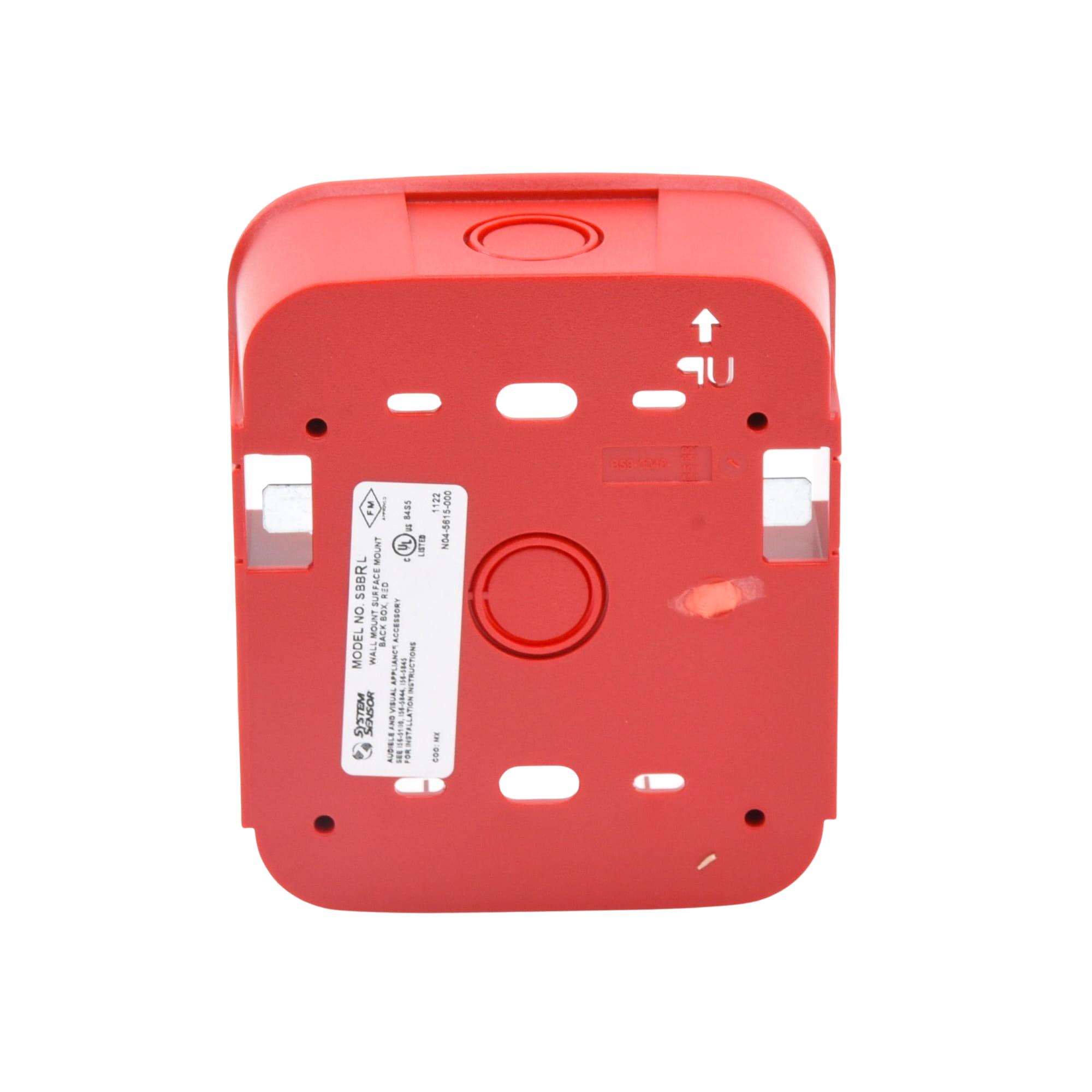 Caja de Montaje en Pared, para Sirena, Color Rojo, Nuevo Diseño Moderno y Elegante SBB-RL SYSTEM SENSOR - Imagen 1