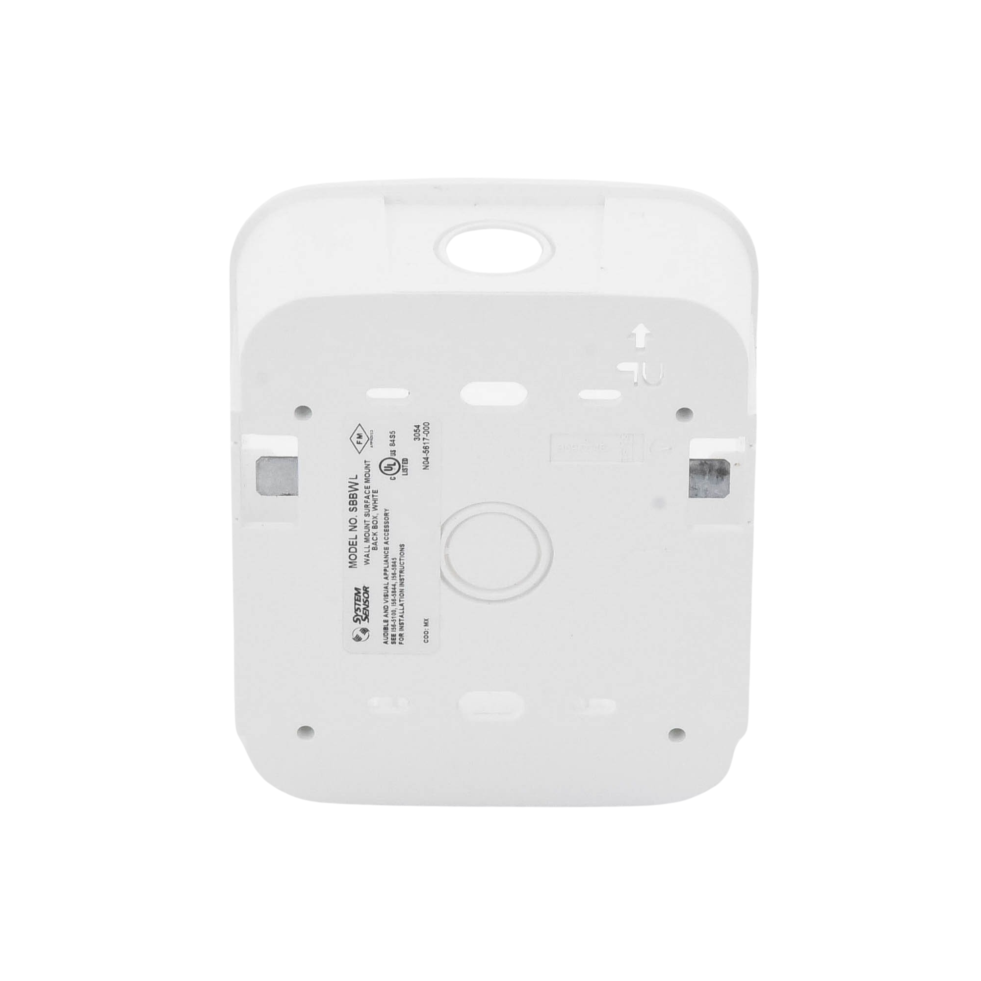 Caja de Montaje en Pared, para Sirena, Color Blanco, Nuevo Diseño Moderno y Elegante SYSTEM SENSOR - Imagen 1
