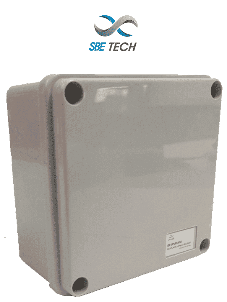 Caja Plastica Multiusos 10x10x5 cm Tapa Opaca IP66 Autoextinguible SBE TECH OP10010050 - Imagen 1