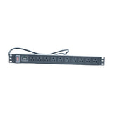 PDU TomacorrientesSBETECHSBE-TC010SPVPDU Barra Horizontal 10 Contactos Polarizados Supresor Picos 15A Montaje Rack 19" 1U Sbetech SBE - TC010SPV - SILYMX