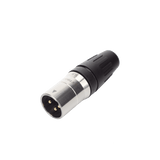 Equipos de AudioSEETRONICSCHM3Conector Macho XLR 3 Pines Acero Inoxidable Contactos Oro SEETRONIC SCHM3 - SILYMX