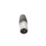 Equipos de AudioSEETRONICSCHM3Conector Macho XLR 3 Pines Acero Inoxidable Contactos Oro SEETRONIC SCHM3 - SILYMX