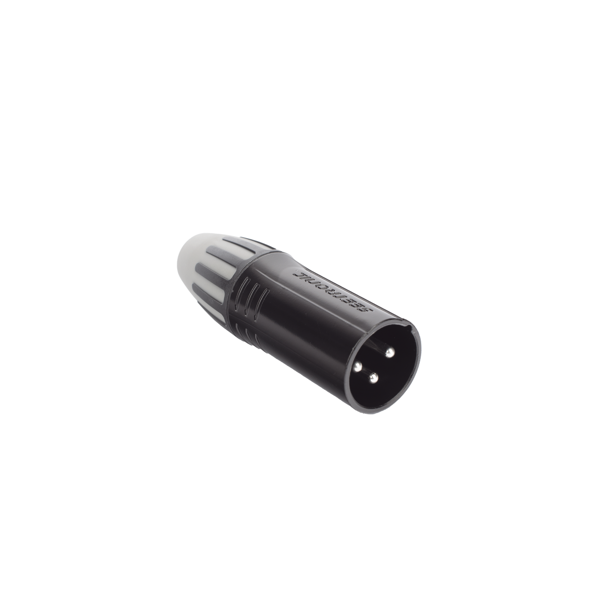 XLR conector de cable macho, carcasa enchapada en negro, contactos enchapados en plata SEETRONIC - Imagen 2