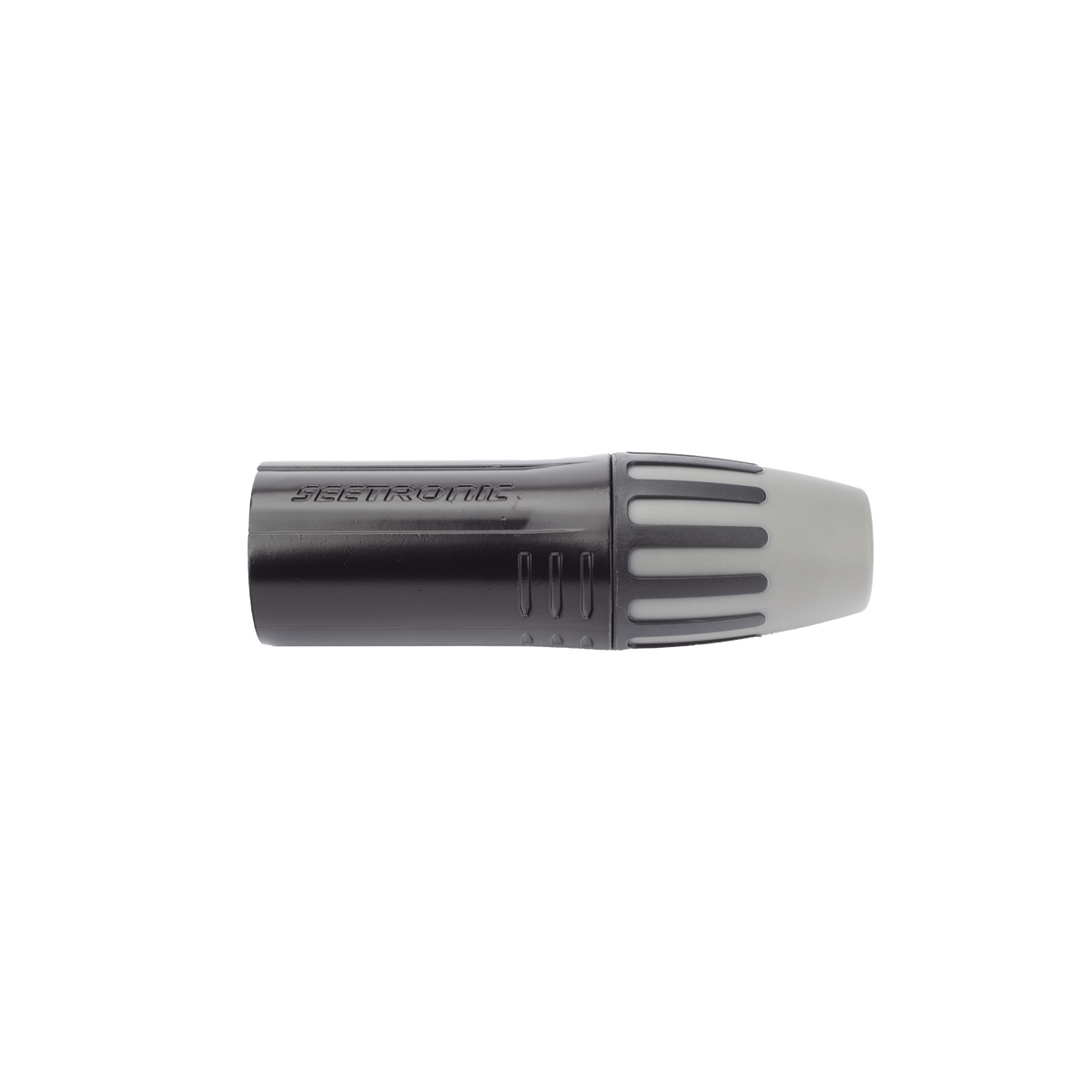 XLR conector de cable macho, carcasa enchapada en negro, contactos enchapados en plata SEETRONIC - Imagen 3