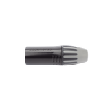 XLR conector de cable macho, carcasa enchapada en negro, contactos enchapados en plata SEETRONIC - Imagen 3
