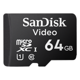 Memoria microSDXC 64GB Alta Resistencia Videovigilancia Clase 10 32 TBW -25°C a 85°C SanDisk SDSDQAS4064GBP - Imagen 1