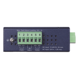 Convertidor Medios PoE Industrial Gigabit SFP 1000BASE-X 30W -40 a 75°C PLANET IGTP-805AT