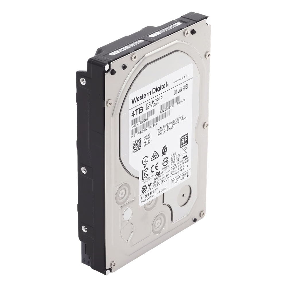 Disco Duro WD Ultrastar 4TB 3.5 SATA III 7200RPM 256MB 24x7 Server Datacenter DVR NVR WD HUS726T4TALA6L4 - SILYMX