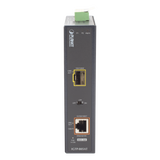 Convertidor Medios PoE Industrial Gigabit SFP 1000BASE-X 30W -40 a 75°C PLANET IGTP-805AT