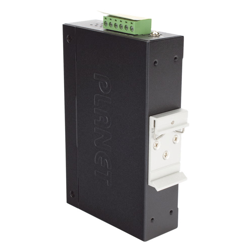 Convertidor Medios PoE Industrial Gigabit SFP 1000BASE-X 30W -40 a 75°C PLANET IGTP-805AT