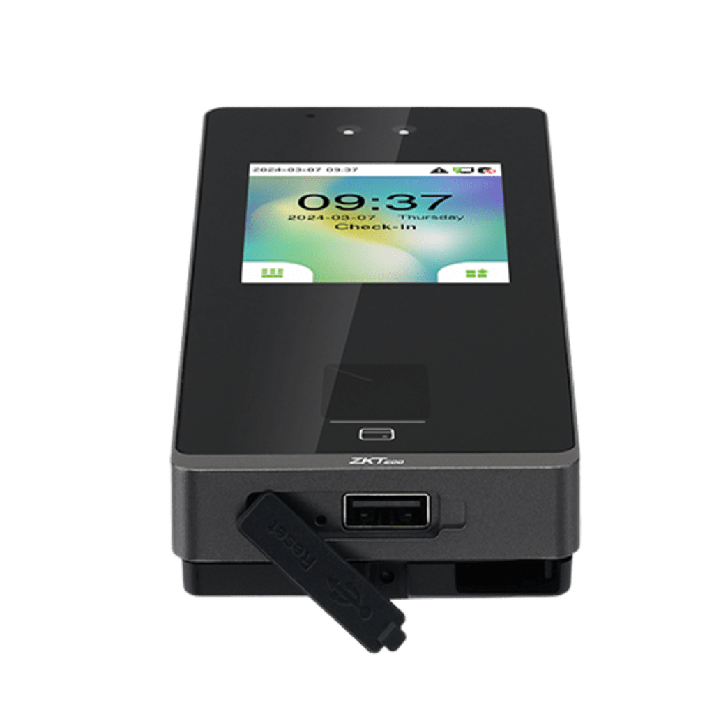 Terminal Biométrica Facial / Pantalla 2.8" / 3,000 Rostros 6,000 Huellas / IP65 / Video Intercom SIP / ONVIF / Anti-Fraude ZKTECO - Imagen 1