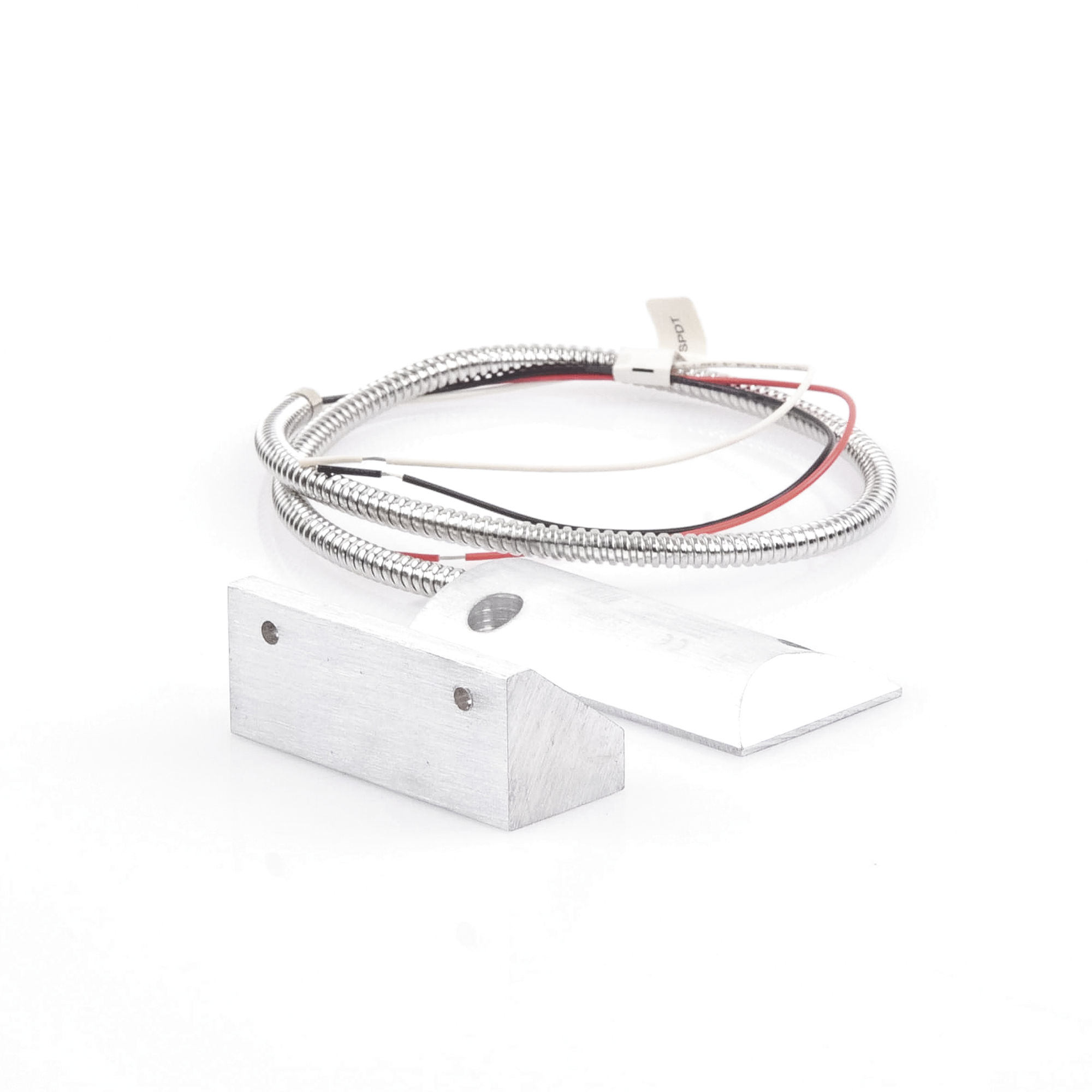 Contacto Magnético para Piso, Salida Dual NC/NA, GAP 75mm, Cubierta de Aluminio con 55cm de Cable Blindado SFIRE - Imagen 3