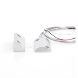 Contacto Magnético para Piso, Salida Dual NC/NA, GAP 75mm, Cubierta de Aluminio con 55cm de Cable Blindado SFIRE - Imagen 4