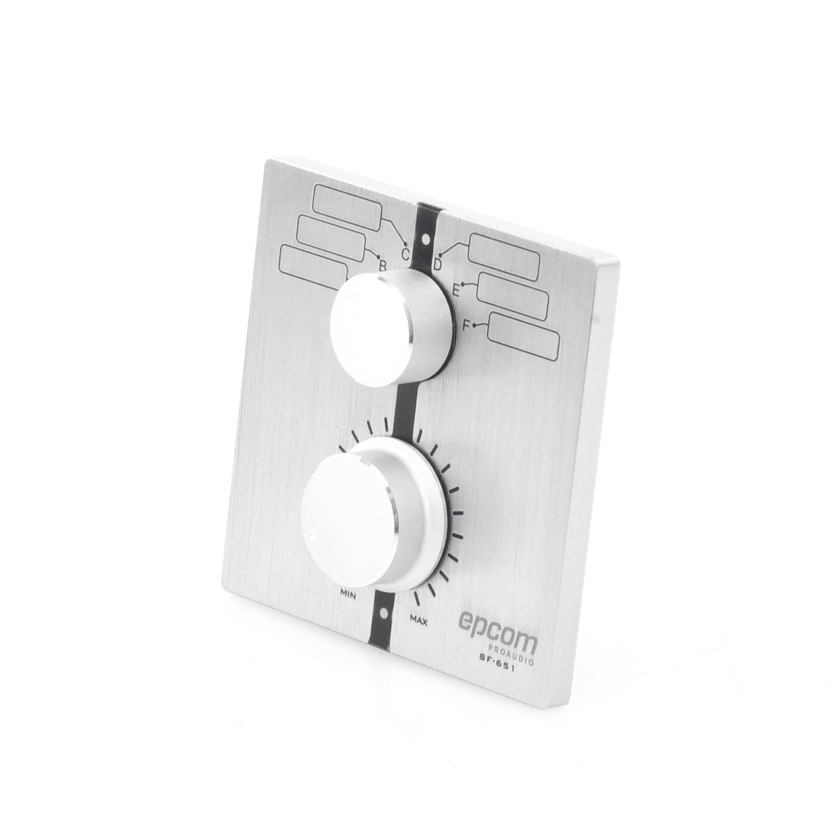 AmplificadoresEPCOM PROAUDIOSF-651Control Remoto de Volumen con Selector de Canales SF2240UC SF4240UC EPCOM PROAUDIO SF - 651 - SILYMX