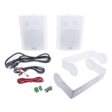 Altavoces de Montaje en Pared Activo 5"+1.5"/ RMS 20W@8ohms y Pasivo 20W/ Material ABS/ Reja Metálica/ Bracket de Metal/ Color Blanco EPCOM PROAUDIO - Imagen 5