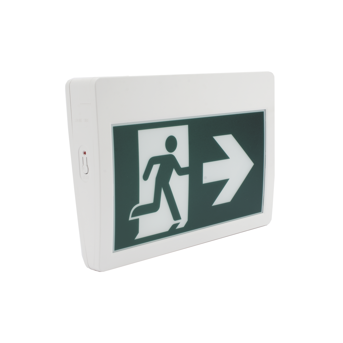 Letrero LED de Señalización de salida "Hombre Corriendo"/ Alto brillo / Uso en pared, lateral o techo / Batería de Respaldo Incluida con hasta 120 minutos de duracion SFIRE - Imagen 2