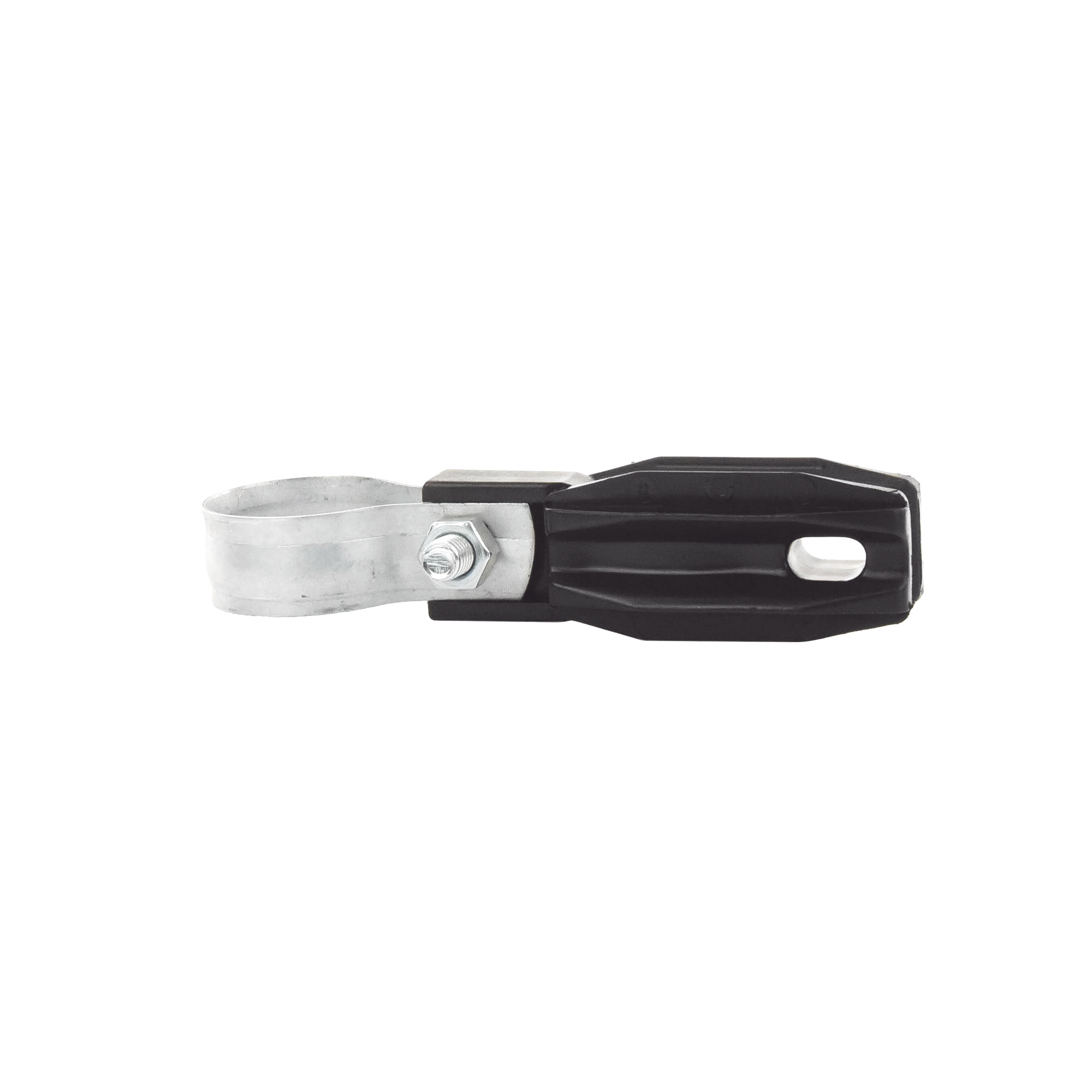 Aislador de paso o esquina con abrazadera incluida de 33-38mm para uso en tubería de malla ciclónica. SFIRE - Imagen 2
