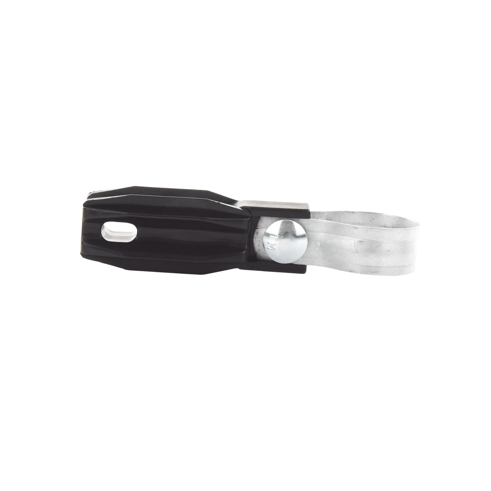Aislador de paso o esquina con abrazadera incluida de 33-38mm para uso en tubería de malla ciclónica. SFIRE - Imagen 3