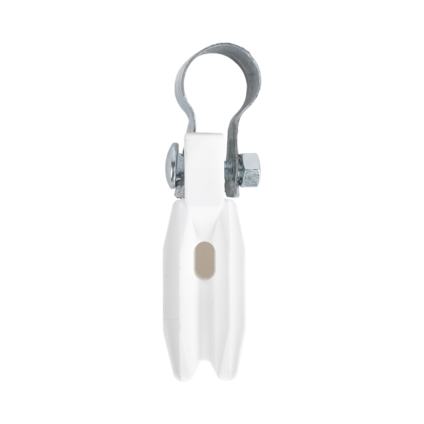 Aislador de paso o esquina de color BLANCO con abrazadera incluida de 1 Pulgada para uso en poste cerco eléctrico SFIRE - Imagen 2