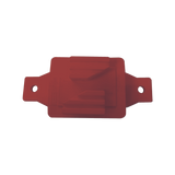 Aislador de Paso color Rojo reforzado para cercos eléctricos, resistente al clima extremoso SFIRE - Imagen 1