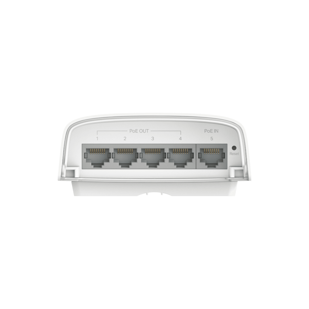 Switch PoE Exterior 5 Puertos Gigabit 1 PoE++ IN 4 PoE+ OUT 62W IP65 ...