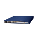 Switches PoEPLANETSGS-6310-48P6XRSwitch Administrable Capa 3 48 Puertos Gigabit PoE+ 802.3at 6 SFP 10G Redundante PLANET SGS - 6310 - 48P6XR - SILYMX