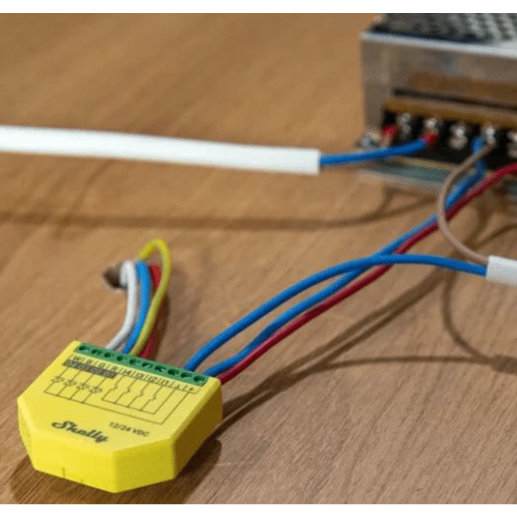 Controlador inteligente inalámbrico WIFI para tiras LED RGB, RGBW/ Nube P2P / Medición de consumo/ Soporta Google y Alexa / 12A SHELLY - Imagen 2