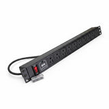 PDU TomacorrientesSBETECHSBE-TC010SPVPDU Barra Horizontal 10 Contactos Polarizados Supresor Picos 15A Montaje Rack 19" 1U Sbetech SBE - TC010SPV - SILYMX