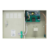 SILYMX 12VDC 3A 4-channel power supply box for CCTV with battery backup support and secure locking door