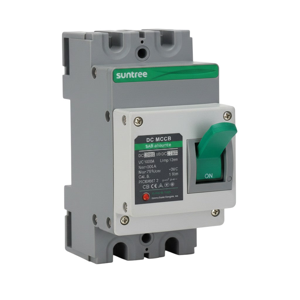SILYMX 2-pole 250A 1200V DC thermal magnetic circuit breaker with polarity for solar systems.