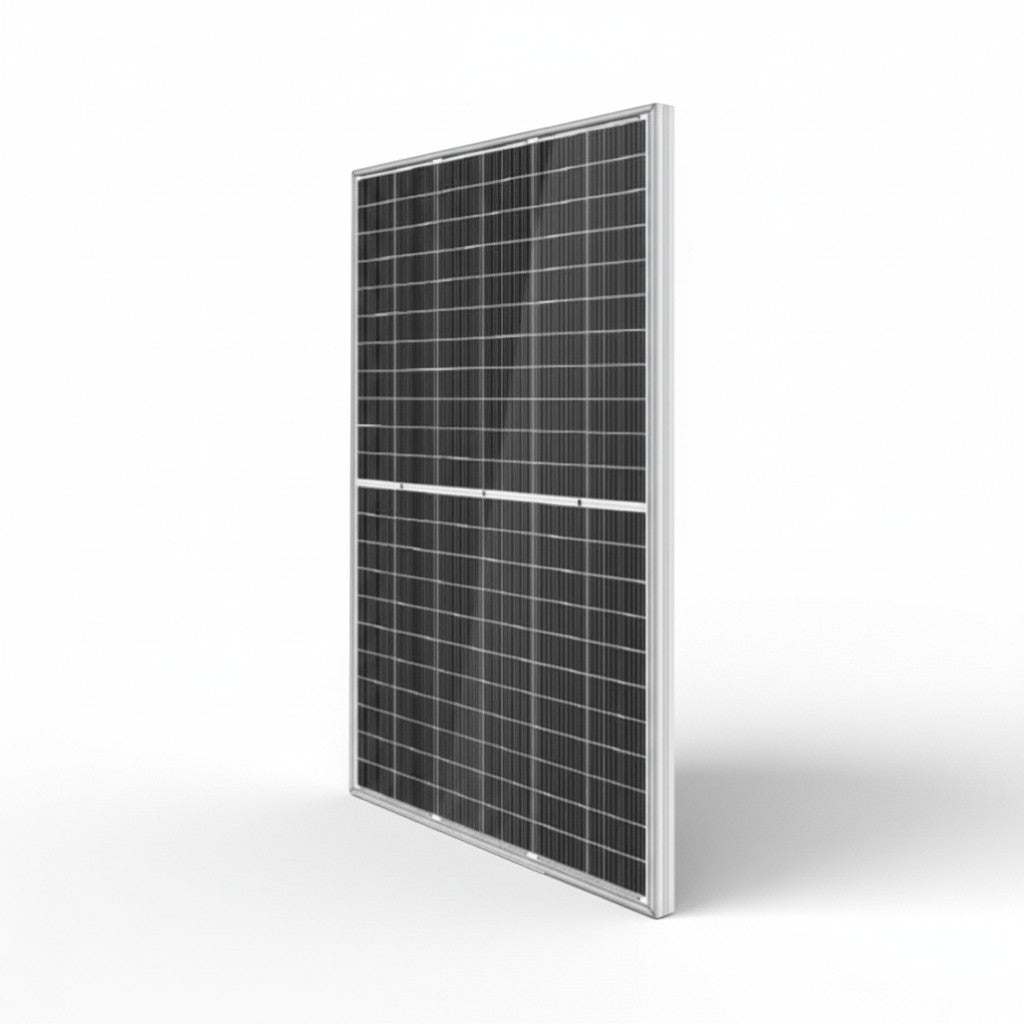 SILYMX 700W bifacial solar panel, monocrystalline N-type TOPCon dual glass, high efficiency, 48.2V system voltage.