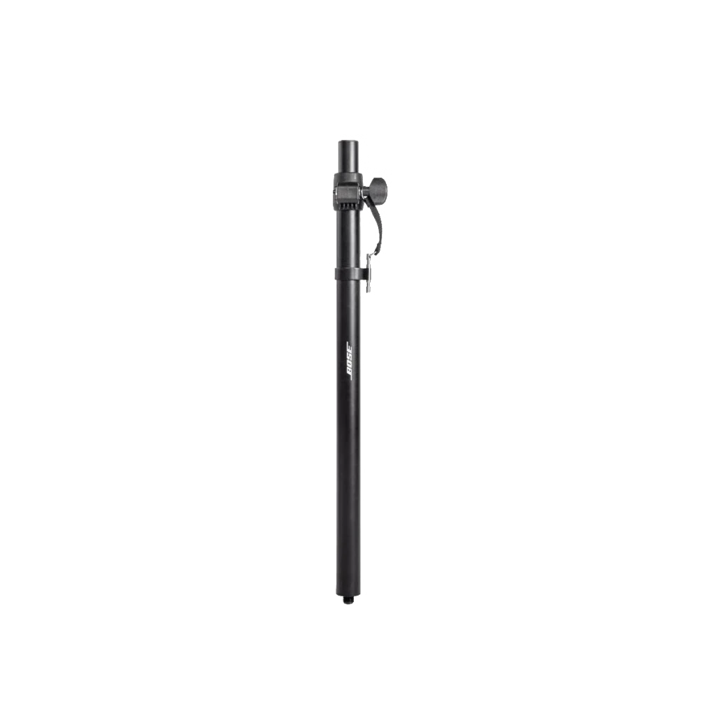 SILYMX adjustable black speaker pole for SUB1 and SUB2 modules with secure locking mechanism
