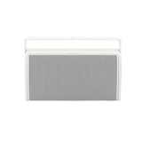 SILYMX ArenaMatch Utility white two-way outdoor wall-mount speaker with metal grille and mounting bracket
