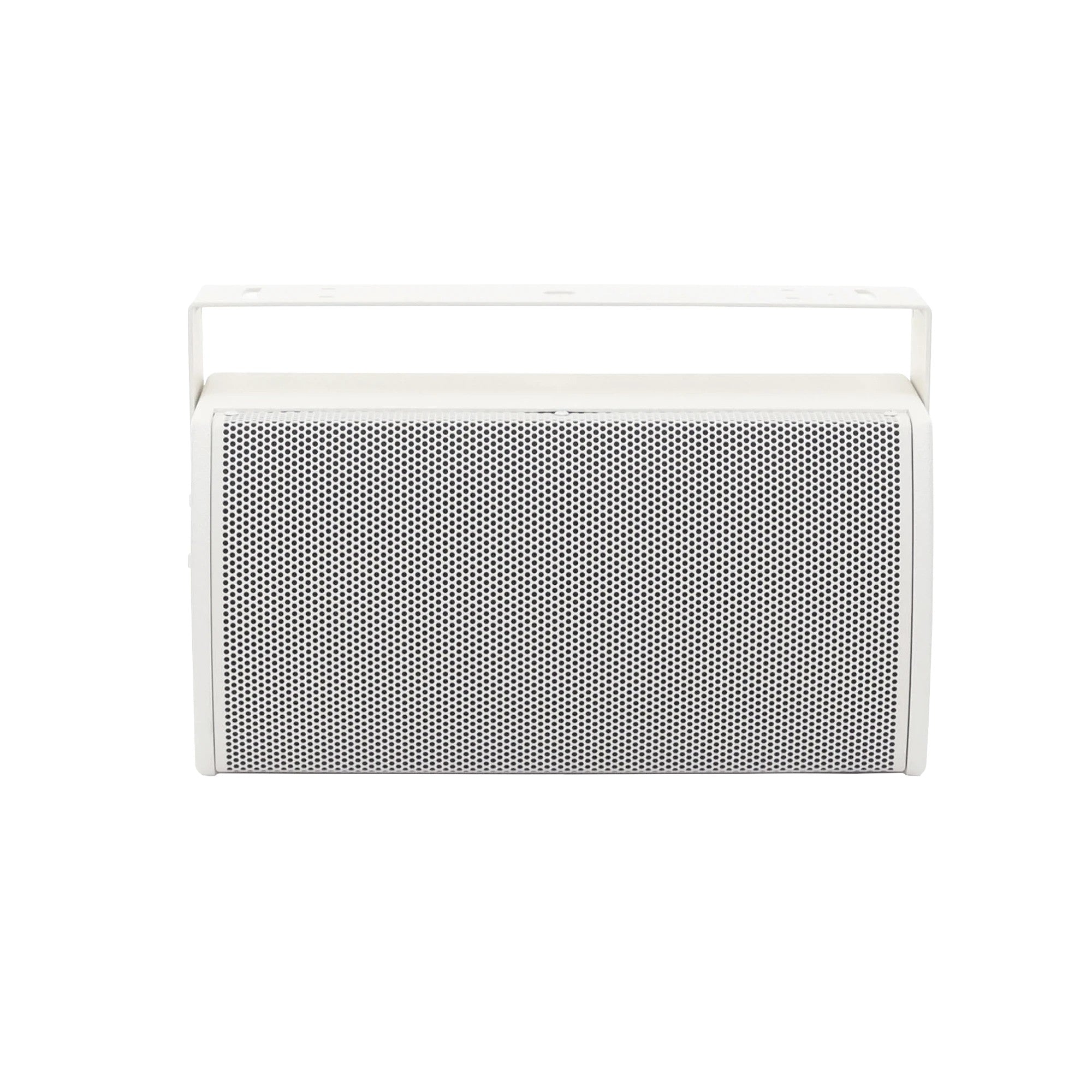 SILYMX ArenaMatch Utility white two-way outdoor wall-mount speaker with metal grille and mounting bracket