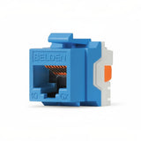 SILYMX Belden Cat6A RJ-45 blue network jack connector for structured cabling systems