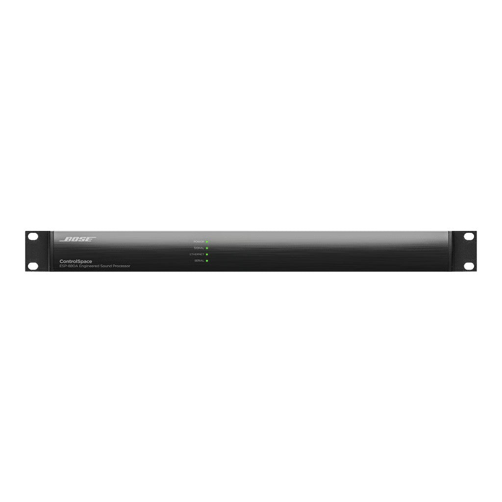 SILYMX Bose ControlSpace ESP-880A digital audio processor with 8 analog inputs and outputs in a black rack mount
