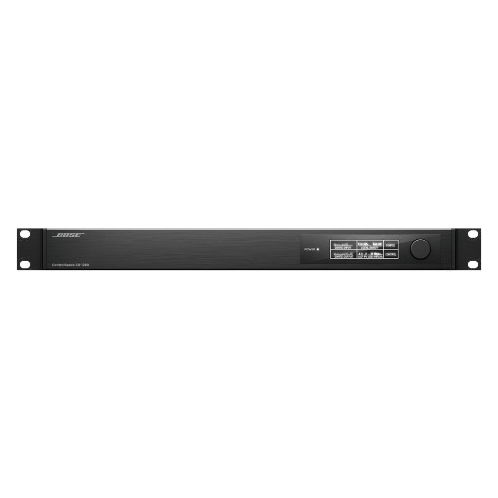 SILYMX Bose ControlSpace EX-1280 digital audio processor with OLED display and rack-mount design