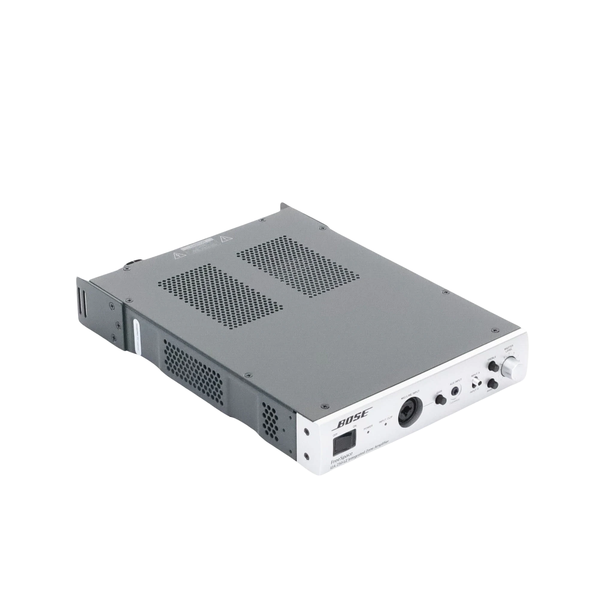 SILYMX Bose FreeSpace integrated zone amplifier in grey with front panel controls and low impedance output