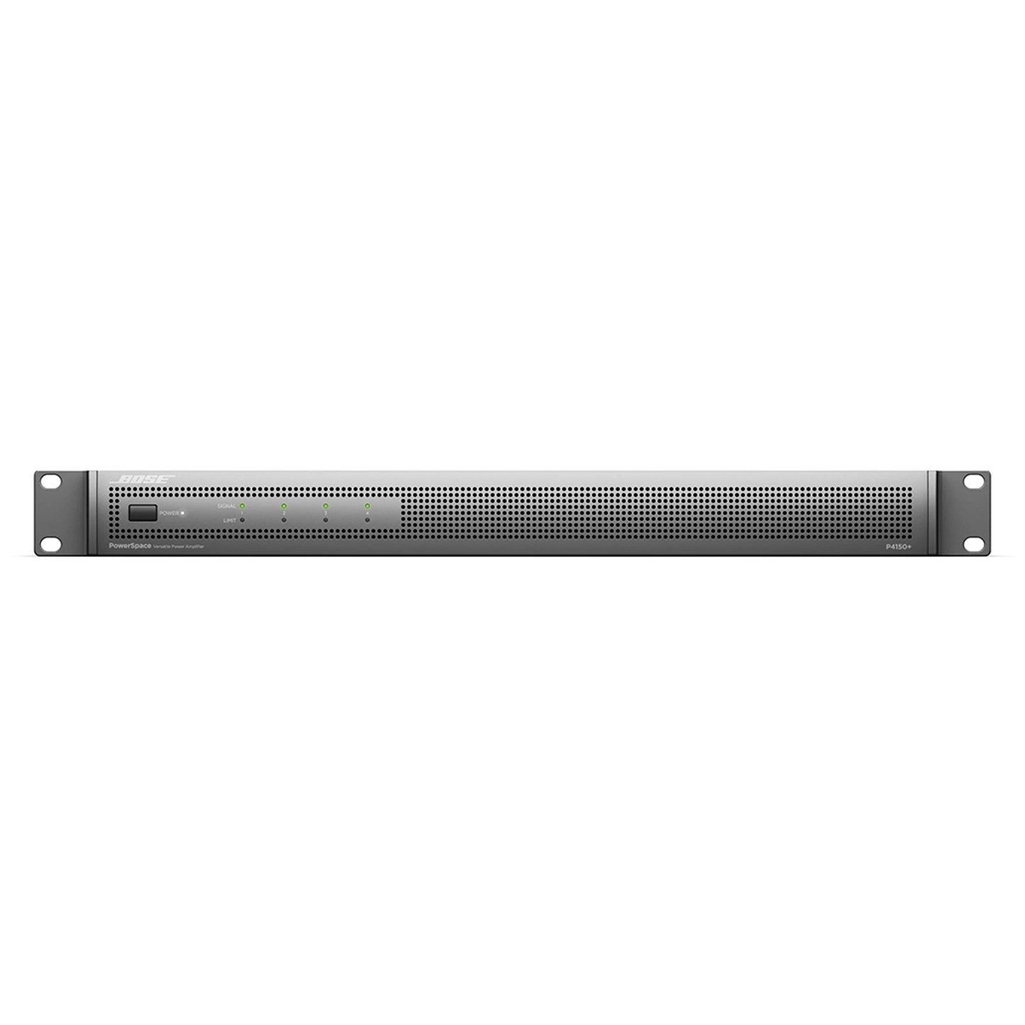 SILYMX Bose PowerSpace+ P4150+ 4-channel rack-mount amplifier with integrated DSP and LED status indicators